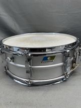 Vintage Ludwig Acrolite Aluminum Snare Drum 8 Lug 14x5” Blue Olive Badge... - $379.79