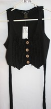 MANDEE BLACK SIZE MEDIUM SLEEVELESS TOP #8702 - £6.41 GBP