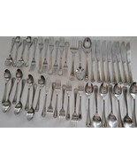 43 Vintage International Stainless Steel Flatware Silverware Forks Knive... - $546.53 MXN