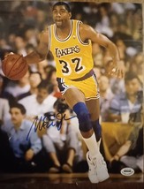 Magic Johnson Signed Autographed 8x10 Nba Photo Lakers Hof Aca Coa - £95.64 GBP