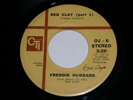 Freddie Hubbard Red Clay 45 Rpm Vinyl Record CTI Label - £118.02 GBP