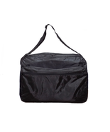DUFFLE BAG BLACK 19X10X13 Nylon TRAVEL GYM BAG 3 Section CARRY ON LUGGAG... - $16.22 CAD