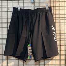YONEX 23SS Men&#39;s Woven Badminton Shorts Sports Pants Black [100/US:S] 23... - $48.51