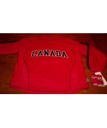 CANADA WORLD BASEBALL STITCHED JACKET MEDIUM NEW - $67.70 CAD