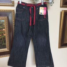 RIDERS Lee Girls Embroidered Stitch Dark Jeans 5T - £9.24 GBP