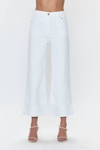 Pistola Lana Cuffed Crop Wide Leg White - $105.00
