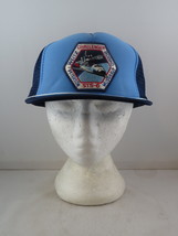 Vintage Patched Trucker Hat - Challenger STS 6 Space Shuttle - Adult Snapback - £38.75 GBP