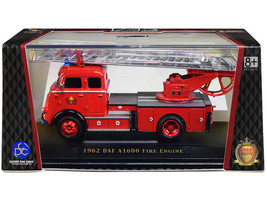 1962 DAF A1600 Fire Engine Red 1/43 Diecast Model Road Signature - $41.22