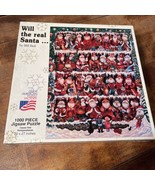 New Vintage WILL THE REAL SANTA 1000 Piece 1993 Great American Factory C... - £10.61 GBP