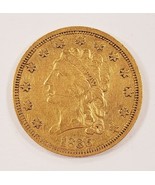 1836 Or Liberty Tête Quarts Aigle En Très Fin VF État - $20,834.54 MXN
