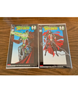 Todd Toys 1994 Spawn 1 #10101 &amp; #10103 McFarlane Image Comics - No Figur... - £7.79 GBP