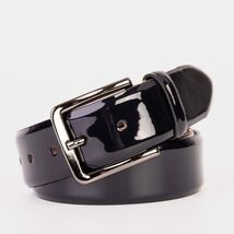 The Dodoma Navy Patent Leather Belt image 3