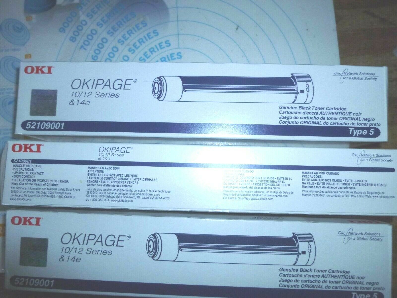 OKI  52109001Type 5 10i /12i Black Toner Cartridge - $19.79