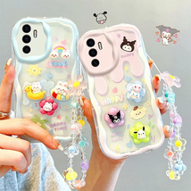 Lovely Cute Cartoon 3D Rabbit Chain Phone Case For Samsung Galaxy S23 S22 Ultra - £21.88 GBP