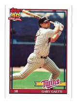 1991 Topps #430 Gary Gaetti Minnesota Twins - £1.49 GBP