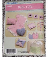 Simplicity Home Decorating Pattern 4642 Baby Gifts &amp; Decor Uncut - $7.95