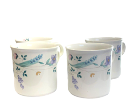 4 Coffee Tea Cups  3.25 inch April by PFALTZGRAFF Discontinued Floral No... - $21.91