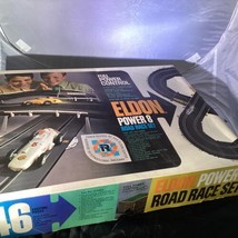 Vintage 1960s Eldon 1/32 Power 8 Road Race Set Slot Car Tracks - £194.76 GBP