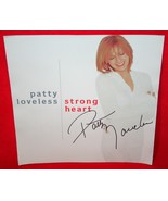 PATTY LOVELESS Strong Heart Album Promo Flat Poster AUTOGRAPHED Signed C... - $24.74