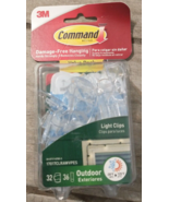 3M Command Damage Free Outdoor Hanging Light Clips - $9.89