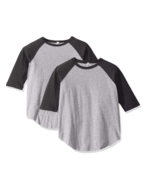 AquaGuard 2pk 6130 Youth Unisex Vintage Baseball Tee, Vintage Heather/Sm... - $276.26 MXN