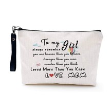 Gift for Girl Daughter,Cosmetic Bag-You are ver Than You Think,Makeup Bag Organi - £43.02 GBP