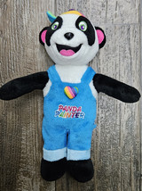 Vintage Lisa Frank Fantastic Beans Panda Painter Beanie Plush 8&quot;- FLAWS!... - £11.47 GBP