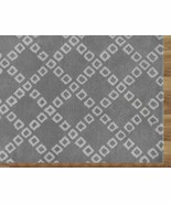 LATTICE SQUARES GRAY 8&#39; x 10&#39;HANDMADE PERSIAN STYLE WOOLEN AREA RUG - $664.70 CAD