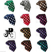 New Men&#39;s Microfiber Self tie Neck ties BIG STRIPES POLKA DOTS Prom Formal - £9.08 GBP