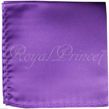 New Men&#39;s Lavender Micro Fiber Solid Handkerchief Pocket Square Hanky We... - £4.07 GBP