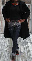 New NWT New An for ME Chinko&#39;s  Jeweled Sequined Denim Jeans,Sz 28 - $386.09