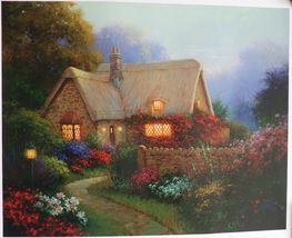 Sergon - &quot;Bougainvillea Cottage&quot; Limited Edition LOA, Numbered and Hand ... - $62.74 CAD