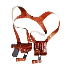 Fits S&amp;W Mod. 686 586 637 60 10 19 Leather Shoulder Holster RH - £94.22 GBP