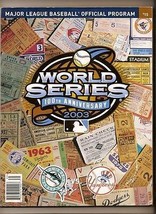 2003 World Series Program Yankees Marlins - £26.92 GBP