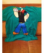 POPEYE THE SAILOR GREEN T TEE SHIRT XXL SPINACH BRAND NEW - $406.70 MXN