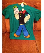 POPEYE THE SAILOR GREEN T TEE SHIRT  MEDIUM SPINACH BRAND NEW - $295.73 MXN