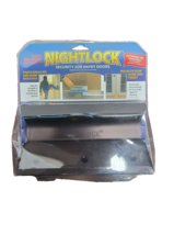 Door Barricade Brace The NIGHTLOCK Security Lock DARK BRONZE FINISH 14004 - $39.99