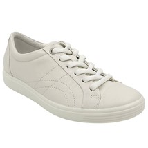 Ecco Women Low Top Lace Up Sneakers Soft 7 Size US 5 Shadow White Gray L... - $69.30