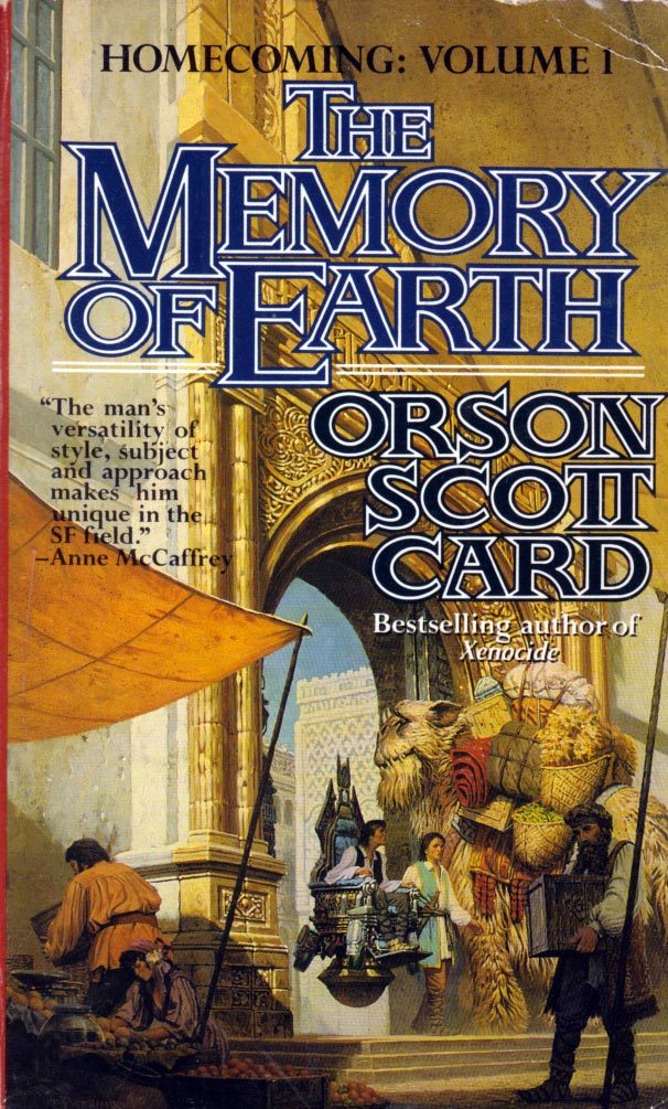 The Memory of Earth (Homecoming #1) by Orson Scott Card / 1993 Tor SF Pa... - $1.13