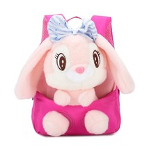 Plush  Children SchoolBag Cute Long Ears  Backpack for Boys Girls Kids S... - £151.87 GBP