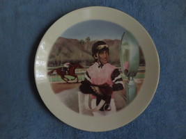 Vintage Laffit Pincay Jr. Santa Anita Park Collector Plate  - £7.92 GBP
