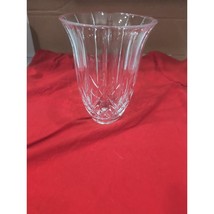 Crystal Cut Glass Hurricane Shade 8.25&quot;, Sconce Candle Holder, Glass Lam... - $14.85