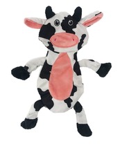 12&quot; Cow Crinkle Flat Dog Toy - £17.33 GBP