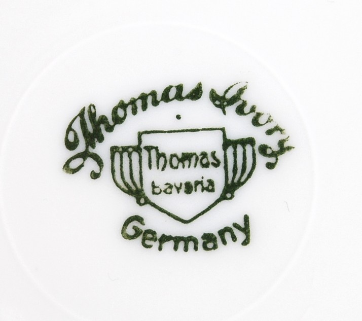 Thomas Ivory Bavaria Germany Cup and Saucer China Floral Item image 4