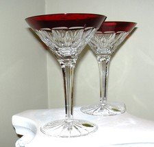 Waterford Simply Red Martini Pair   - $189.95
