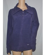 Calvin Klein Women&#39;s Polar Fleece Front-zip Jacket Purple Medium (Pb81) - £43.27 GBP