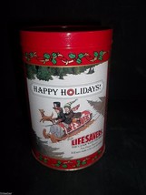 1989 Limited Edition Life Savers Holiday Keepsake Tin Lifesavers Happy H... - £7.81 GBP
