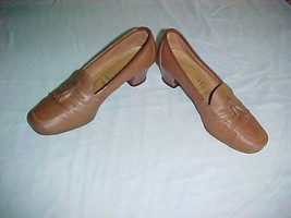 Hush Puppies Wolverine;Size 6.5M;2&quot;Chunk Heel;Tassel Front;Brown;Model 450;78188 - £7.98 GBP