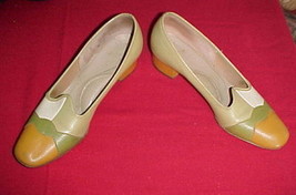 Florsheim Ramblers Women&#39;s Leather Shoes;Size 7;Multicolor Green/Orange/... - $9.99