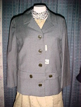 Suivante Suits Ernest Strauss/Elegant Lady Tags,Vintage Gray Blazer Medium Retro - £7.98 GBP